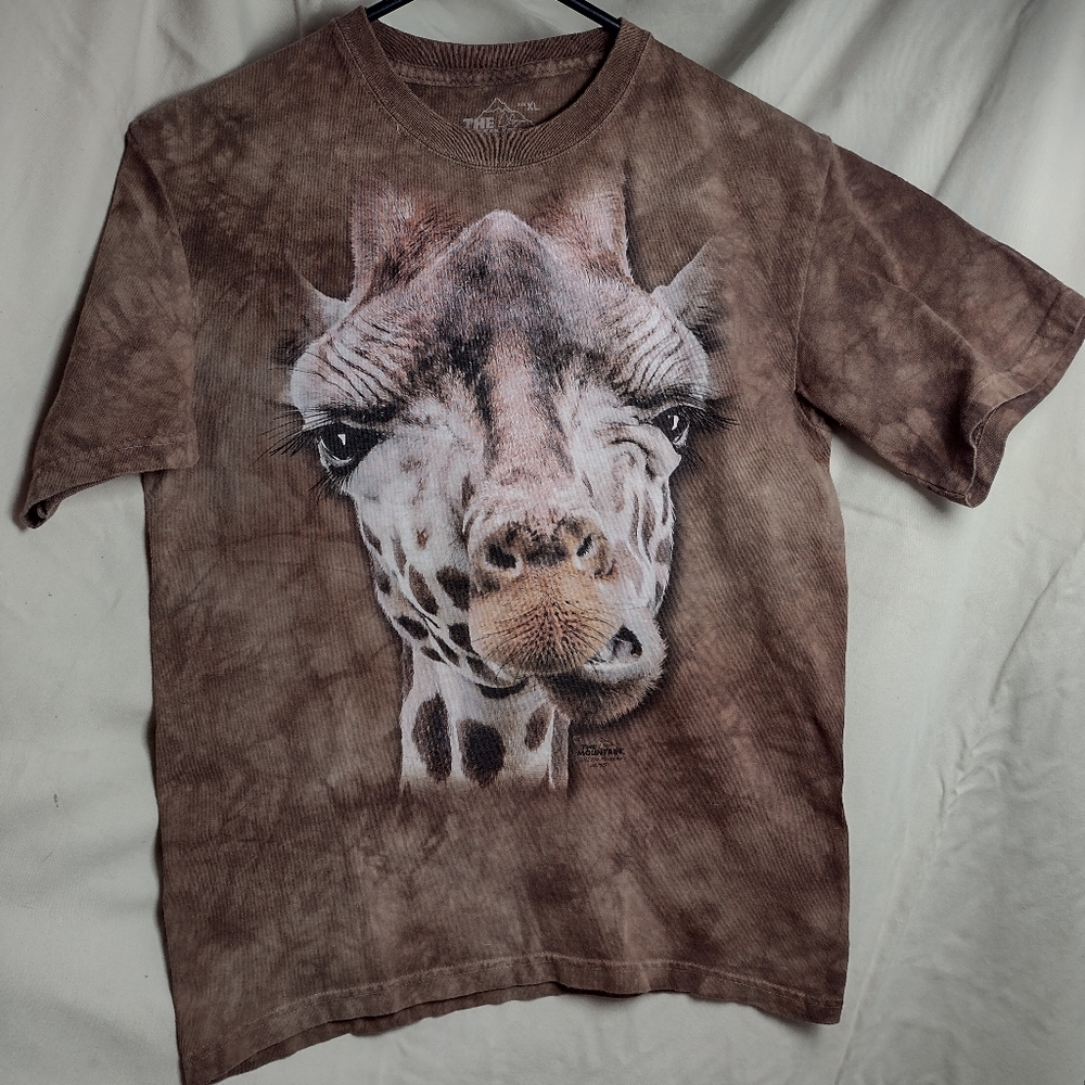 Vintage The Mountain T-shirt - Giraffe face